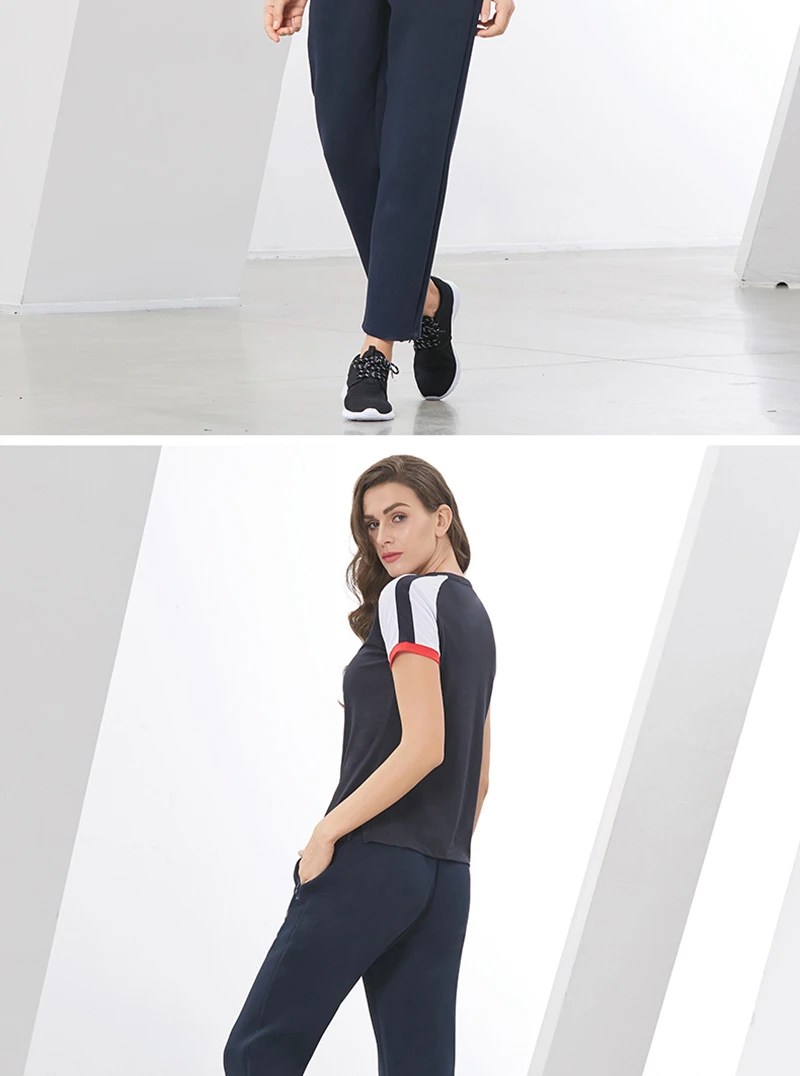 Willarde спортивные Йога футболки женские хлопковые спортивные топы с коротким рукавом сращены цвета эластичные тренировки фитнес бег топы