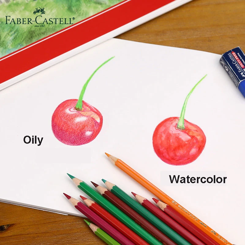 Бумага для рисования акварелью Faber Castell 16k 8k скетчборд профессиональная цветная