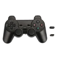 Черный Cewaal беспроводной геймпад для sony Playstation 3 PS3 игровой контроллер Dualshock двойной шок джойстик геймпад - Цвет: Черный