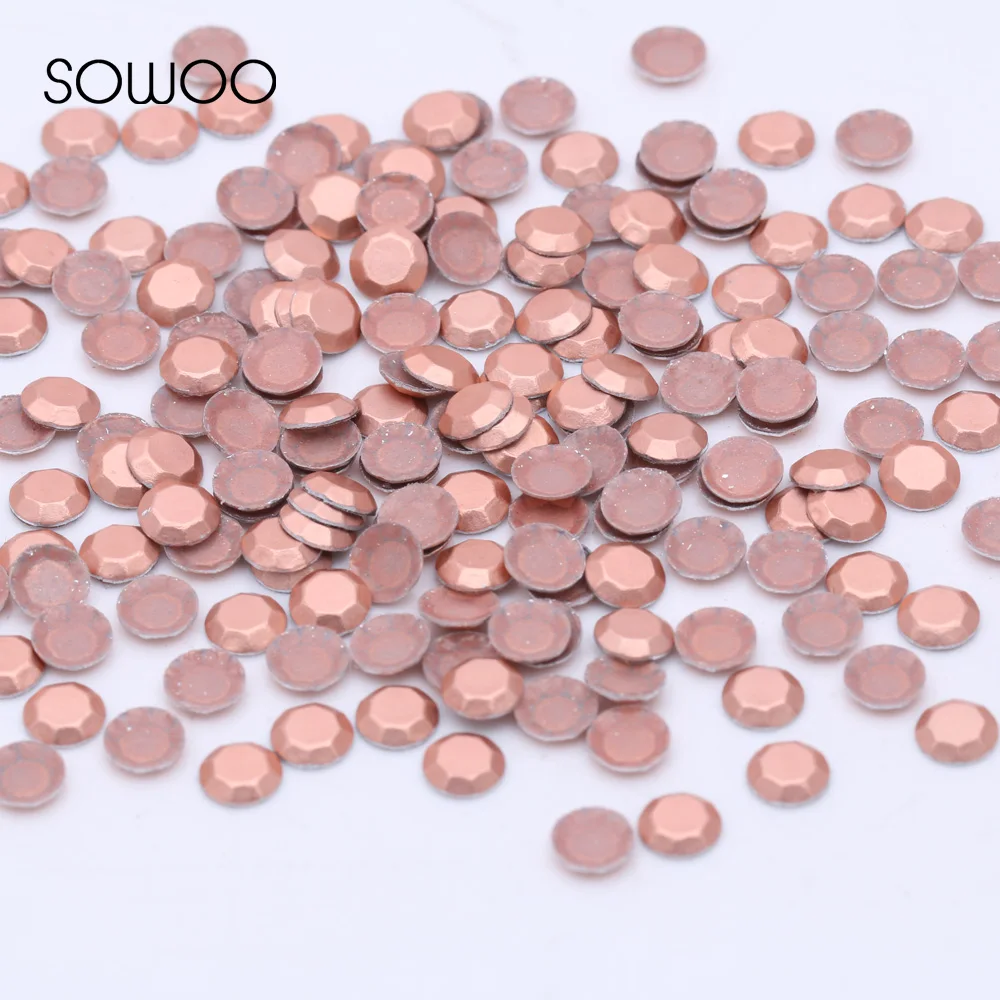 1440 шт./лот бессвинцовые гвоздики горячей фиксации медные (матовые) Цветные