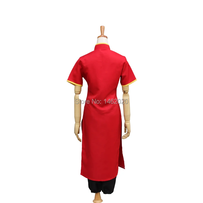 Гинтама «Серебряная душа» Кагура Косплей Костюм женский короткий рукав Cheongsam китайское платье брюки кимоно Униформа костюм