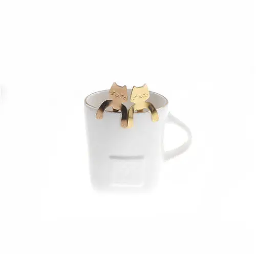 1 шт. ложка для кофе и чая из нержавеющей стали 11 5 см|spoon coffee|cat spoontea spoon |