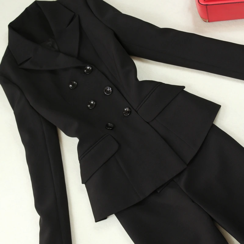 2019 New Womens Two Piece Sets Korean Woman Clothes Plus Size Tweed Tracksuit Solid Color Women's Overalls Suits | Женская одежда