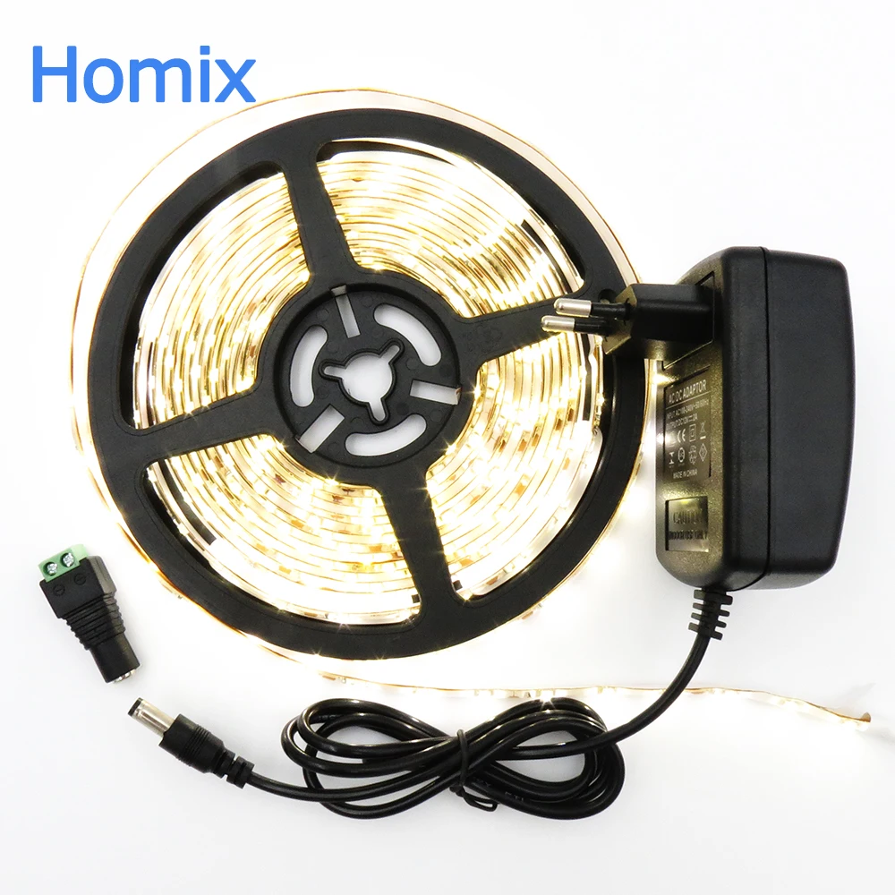 Горячая продажа водонепроницаемый 5 м 300LED (60 светодиодов/м) 3528 гибкие полосы света