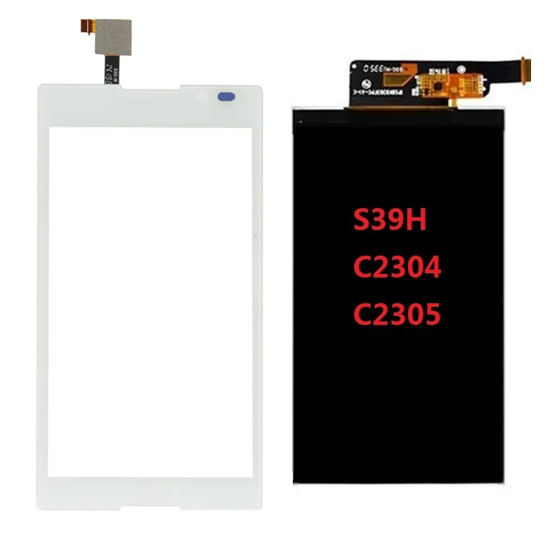 Дигитайзер сенсорного экрана для Sony Xperia C S39H C2304 C2305 ЖК-дисплей клей наборы |