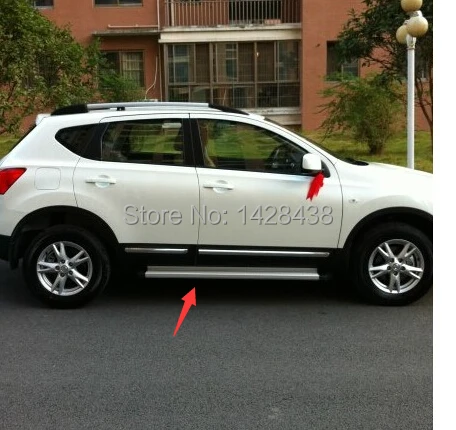 Боковые шаг бар бег доска для NISSAN QASHQAI 2008- 2009 2010 2011 2012 2013