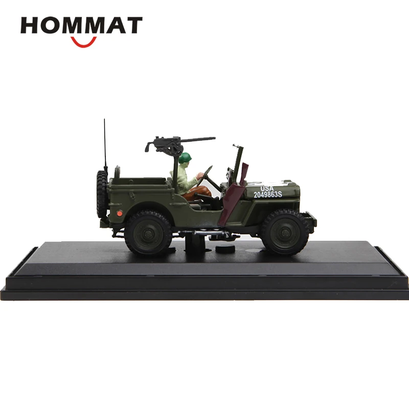 Hommate 1/43 1/4 тонн военный автомобиль Willys Jeep MB модель автомобиля сплав моделирование литые игрушечные машинки 1:43 модель автомобиля подарок автомобили