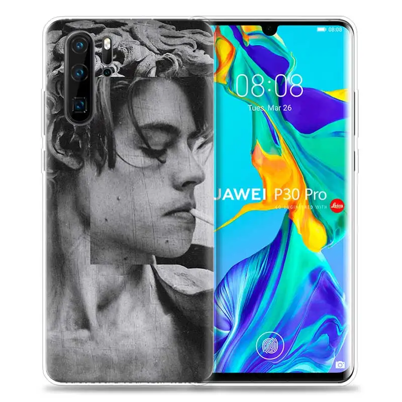 Чехол для huawei P30 P20 P10 P9 mate 10 20 Lite Pro сумка для мобильного телефона P Smart Z Plus Accent wall lockscreen art Tumblr P