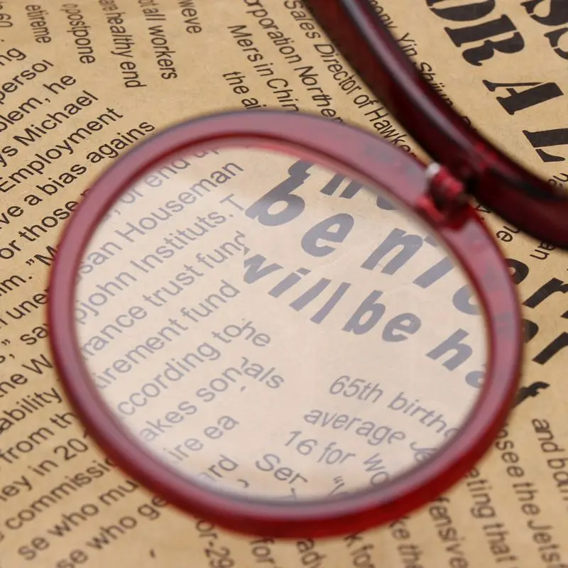 Вращающийся увеличительный макияж очки для чтения женщин Складная раскладушка