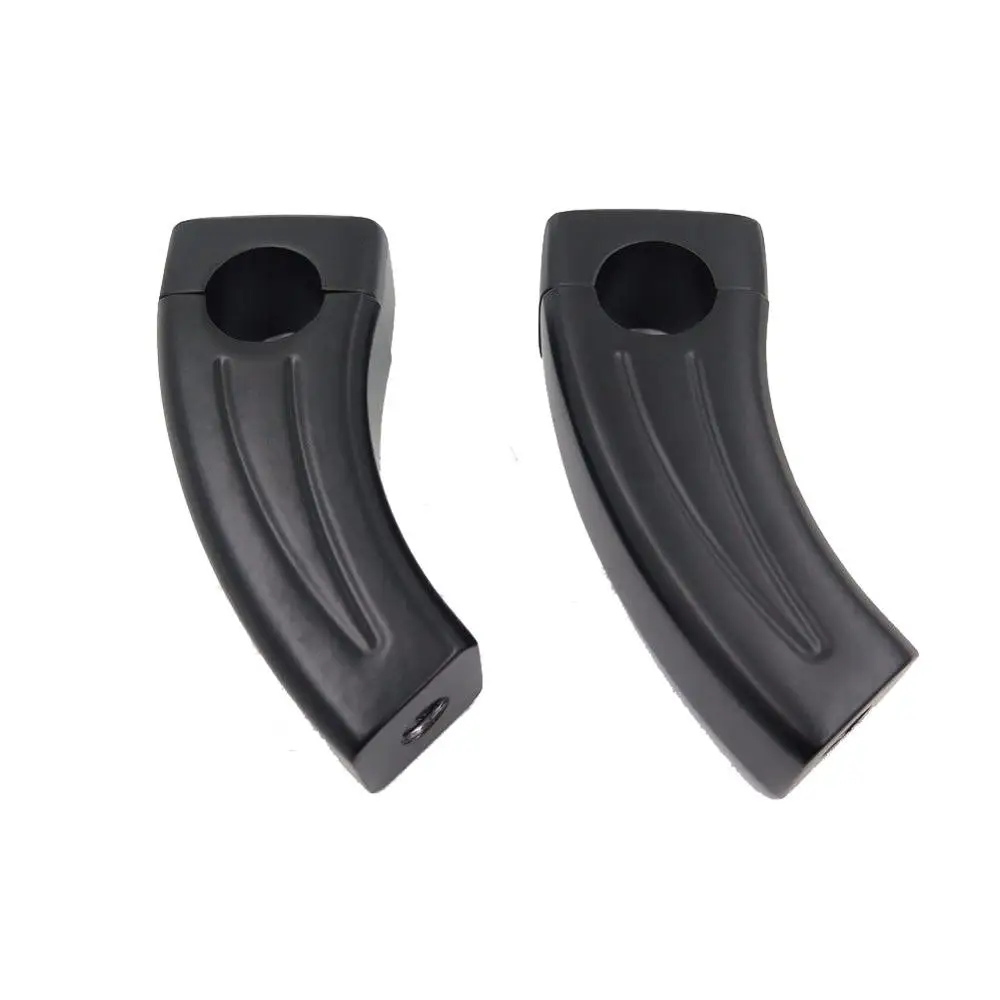 Square-Black Rise 3," оттягивающийся 1,5" Хром " Руль Riser для Harley Honda Yamaha Suzuki Kawasaki Cruisers Touring - Цвет: Square-Black