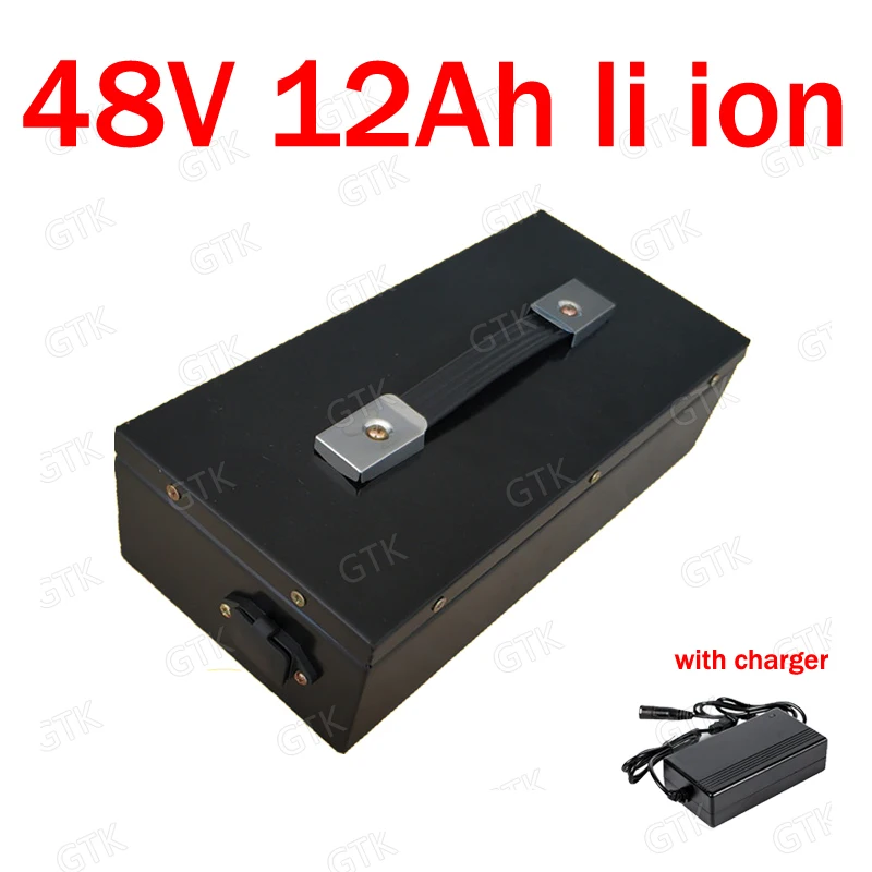 GTK 48v 12ah комплект литий-ионный батарей 18650 BMS 13S аккумулятор для 750W 500W электрический