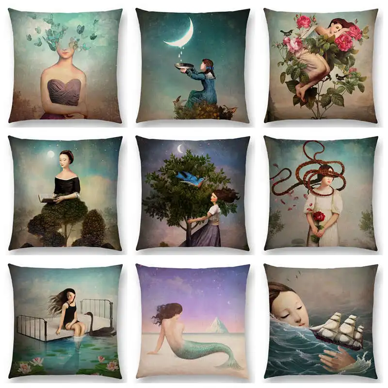 Фантазия Элегантная Леди прекрасная девушка Шекспир картины в стиле фентези