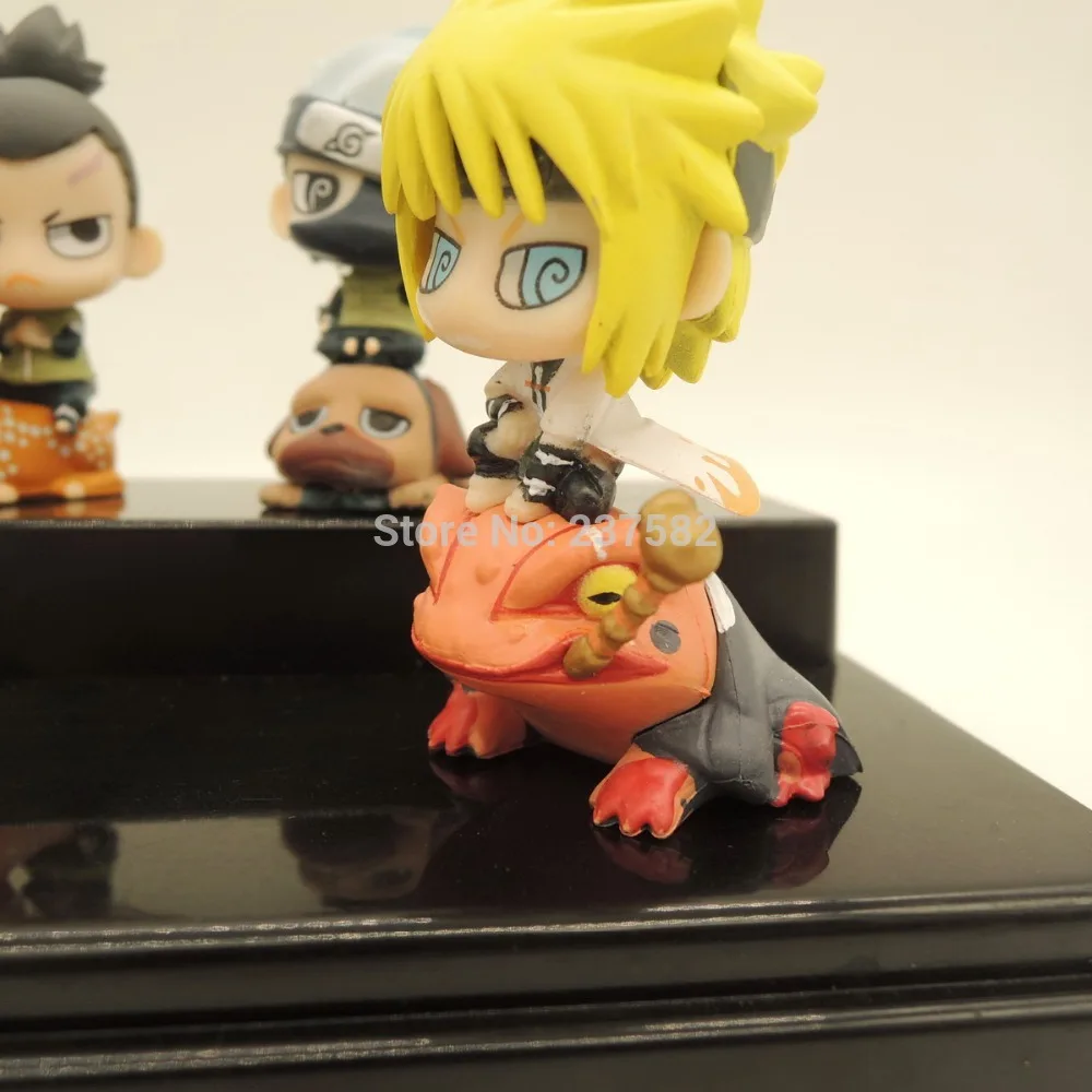 New 6pcs/set 6.5cm PVC japanese anime doll naruto figures Hatake Kakashi+Uzumaki Naruto+Sabaku no Gaara Naruto Action Figure Toy | Игрушки и