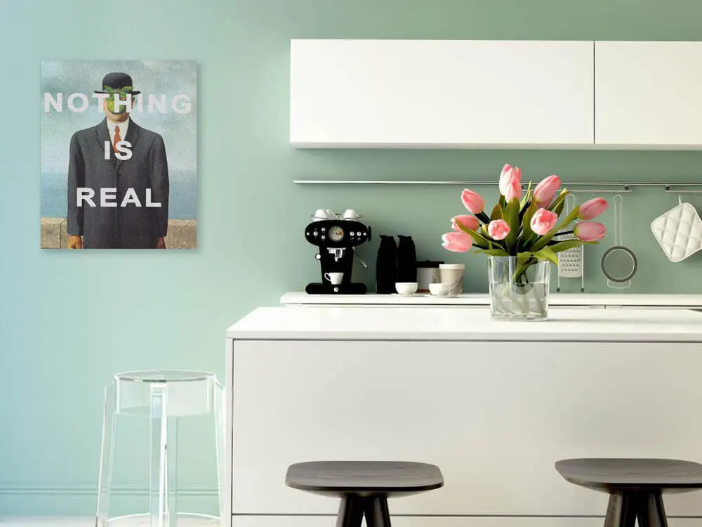 Rene magritte son of man картина с цитатами для дома гостиной спальни Декор печать постер