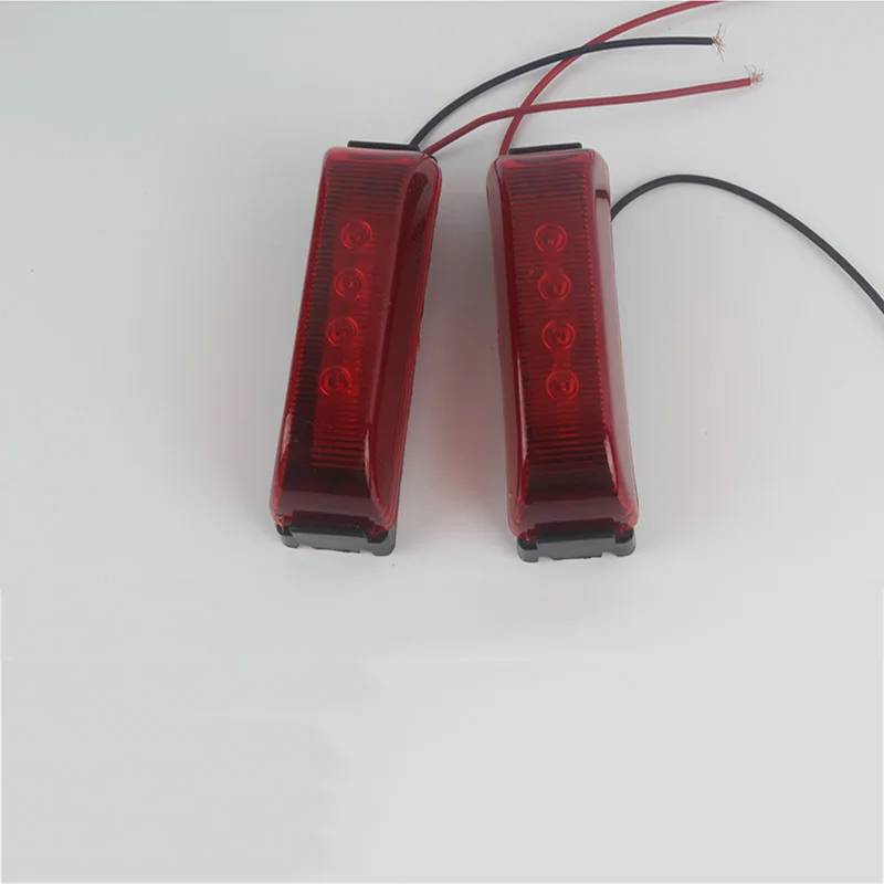 1 пара 4 светодиодные боковые габаритные огни для грузовика Светодиодная лампа