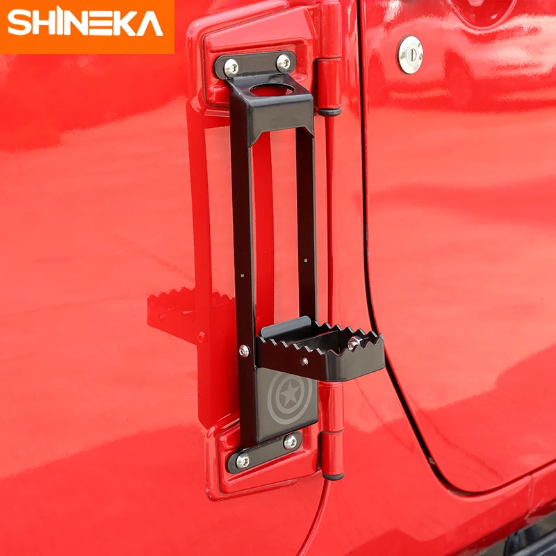 SHINEKA Хром Стайлинг для Jeep в гладиаторском стиле JT Петля двери автомобиля лазания