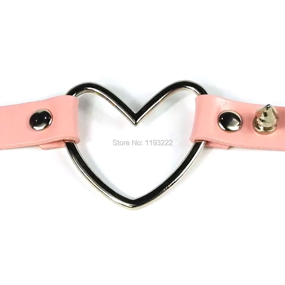 Женский кожаный ошейник ручной работы в стиле панк|spike choker|leather collarpunk gothic |