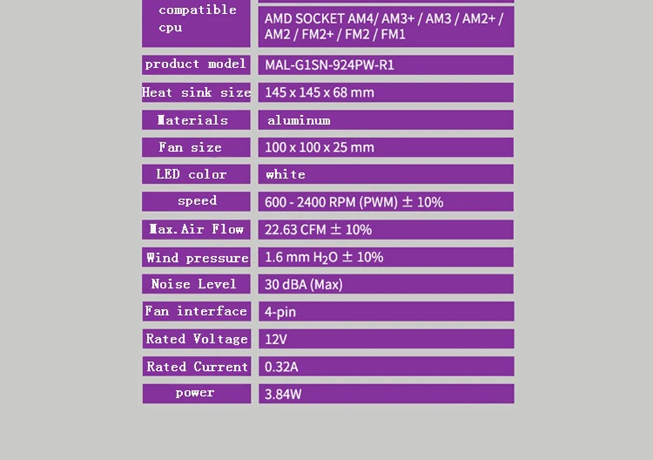 Кулер Cooler Master MAM-G1CN-924PC-R1 G100 блюдце кулер для процессора Intel 115X2011 AMD AM4 AM3 радиатор 10 см 4pin RGB Вентилятор охлаждения