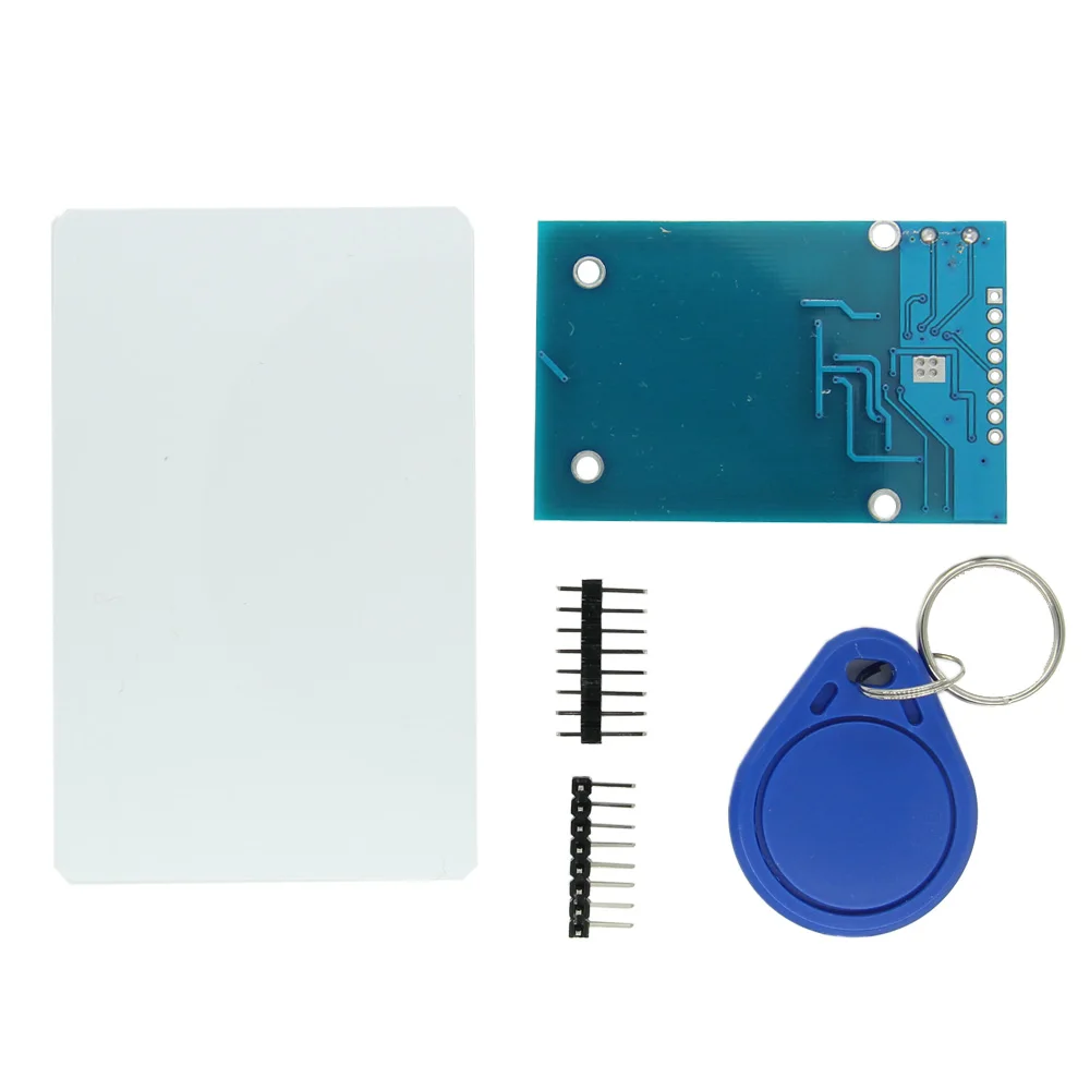 1 комплект MFRC-522 RC-522 RC522 RFID беспроводной IC модуль S50 Fudan SPI писатель считыватель карты брелок сенсор наборы 13,56 МГц для Arduino