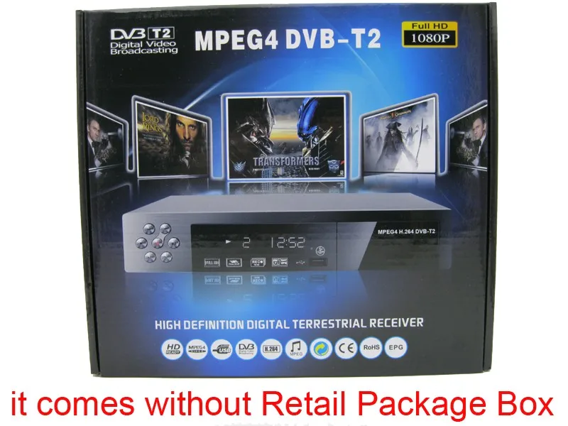 

Digital Terrestrial Satellite TV Receiver Combo dvb t2 HD 1080P dvb-t2 tv Box H.264 / MPEG-2/4 for Russia Europe DVB-T2 Singnal