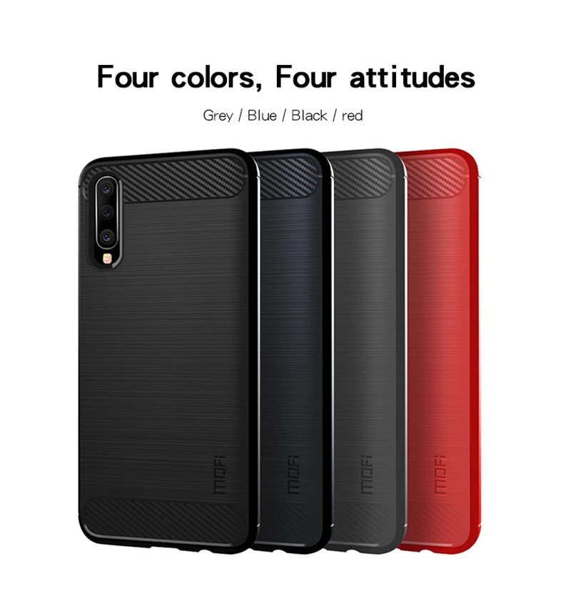 Чехол MOFI для Samsung Galaxy A40 A50 A70 силиконовый чехол мягкий тонкий из ТПУ телефона