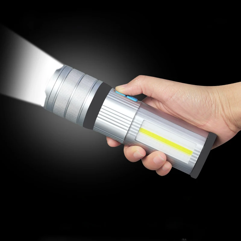 2019 светодиодный фонарик многофункциональный встроенный аккумулятор T6/L2/P90