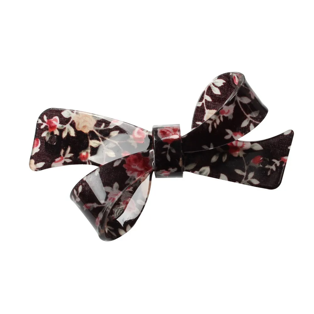 Набор заколок для волос с большими крапанами и бабочками 8 см |