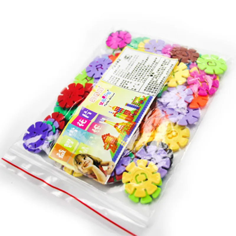 Конструктор детский Снежинка 200 шт./партия|Соединяющиеся блоки| |