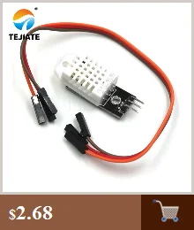 TEJIATE DHT22 цифровой датчик температуры и влажности AM2302 модуль+ PCB с кабелем дропшиппинг