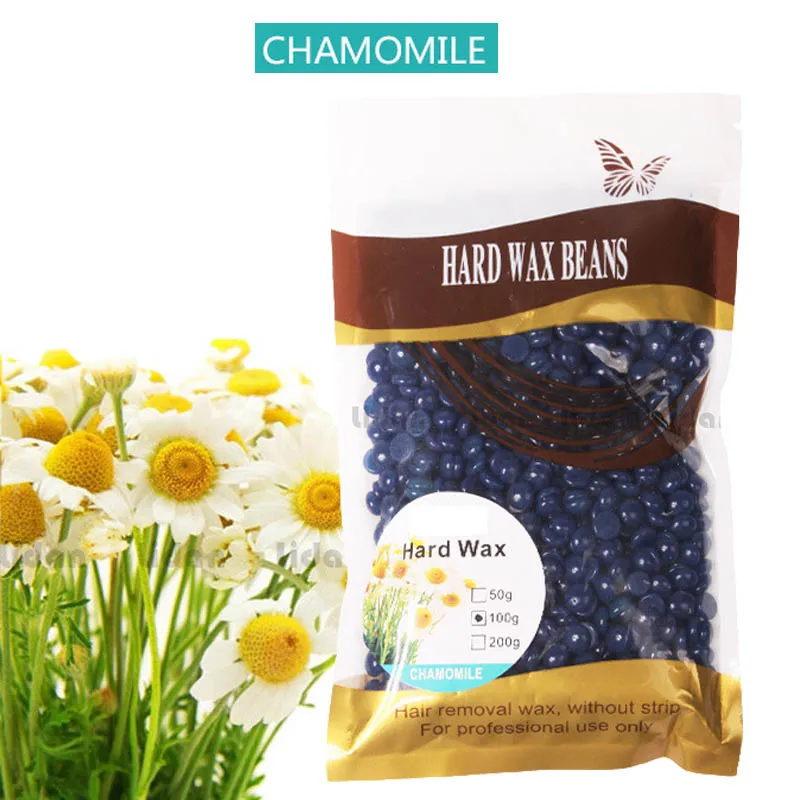 CHAMOMILE 100g Эпилятор нагреватель воска инструмент для удаления волос Профессиональный мини Спа Ручной Эпилятор ноги парафин воск машина контроль температуры - Цвет: CHAMOMILE 100g