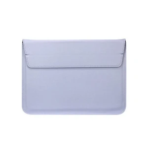 Синий Популярная кожаная сумка для ноутбука Macbook Air 13 Pro retina 11 12 13,3 15 15,4 Сенсорная панель чехол подставка для ноутбука чехол+ блок питания - Цвет: Синий
