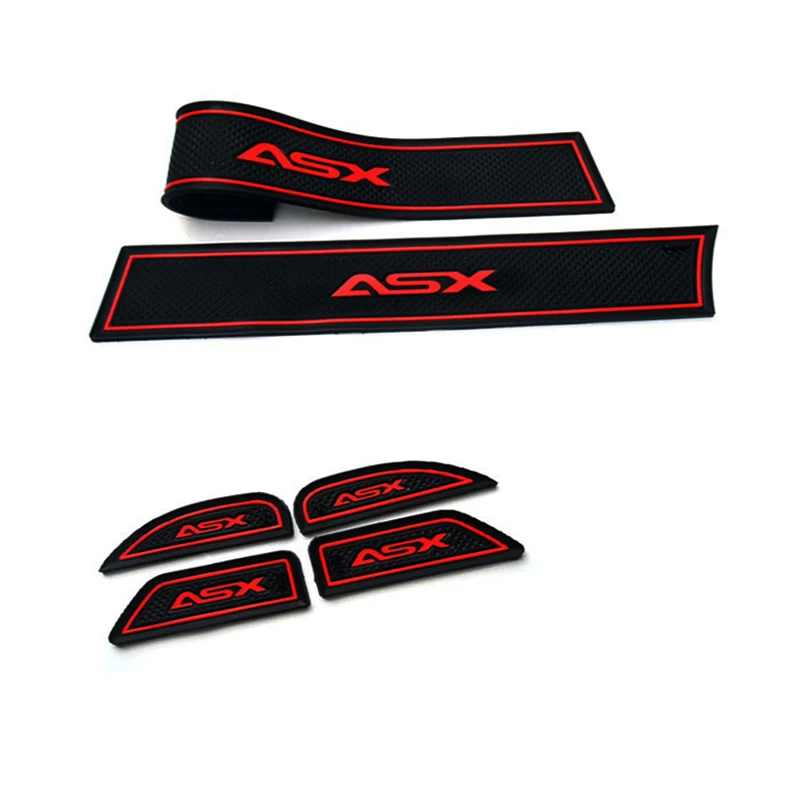 Для Mitsubishi ASX 2013 2018 Non Slip Межкомнатная дверь Кубок мат двери ворота Слот коврик