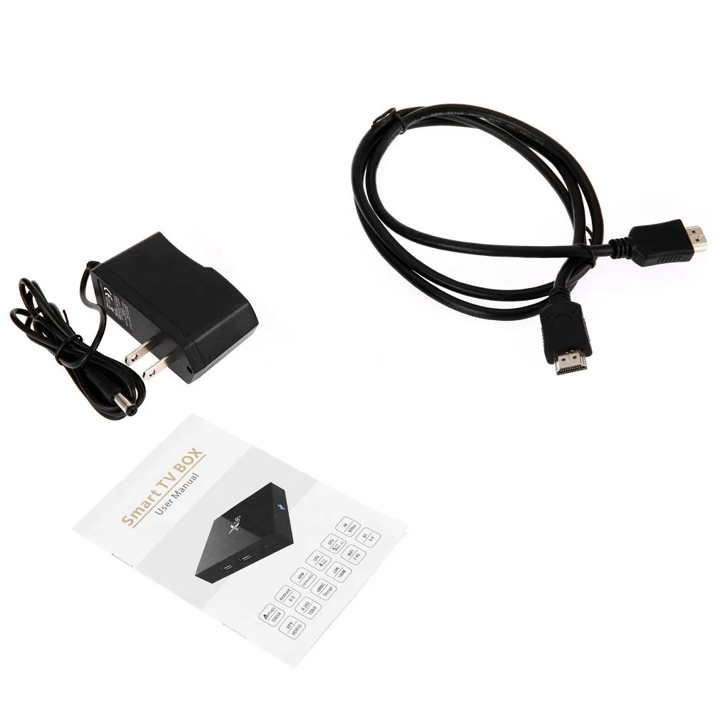 X96 Smart ТВ Box Amlogic S905X 4 ядра 2 ГБ + 16 г 1 8 Android 6 0 коробка Wi Fi HDMI К HD медиаплеер мини