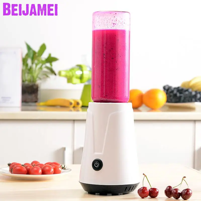 Beijamei Portable Electric Juicer Blender Fruit Food Milk shake Mixer Multifunction Juice Maker Machine Price