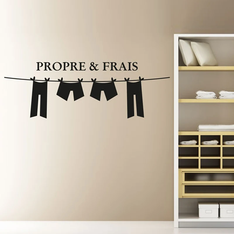

Hot Laundry Room Bathroom Bathtub Wall stickers Home Decor Toilet Decal DIY Removable Vinyl stickers JG2324