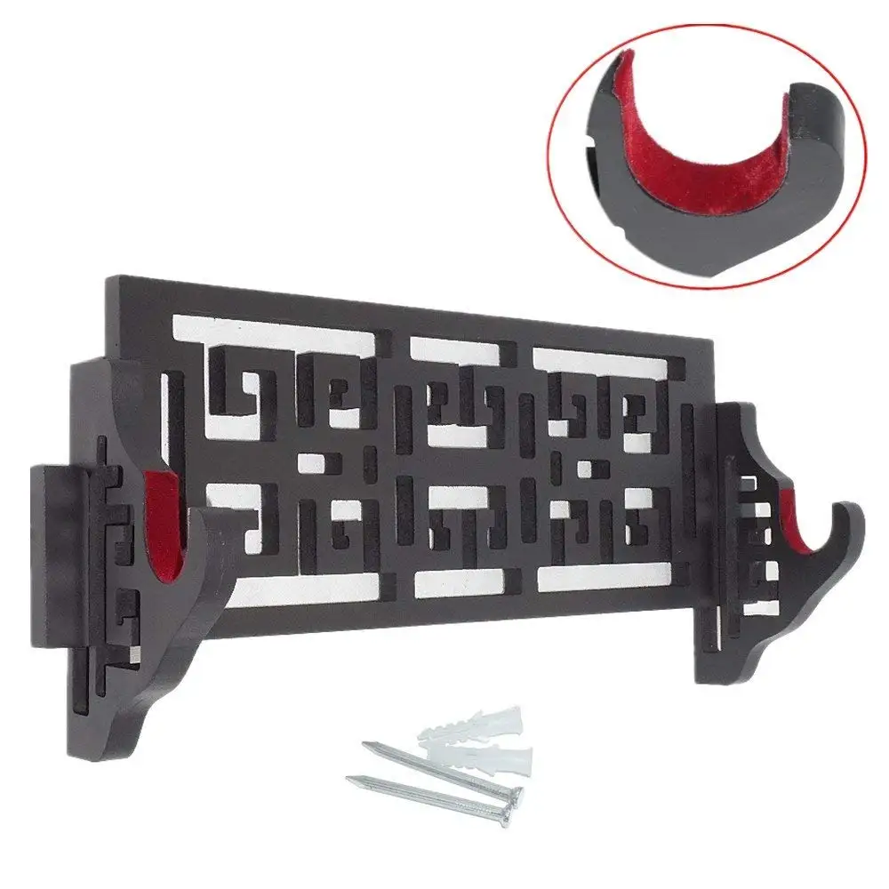 Бархатный защитный меч настенный держатель для меча демонстрационная подставка