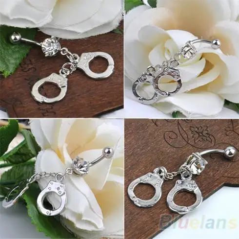 Женские наручники Стразы пирсинг тела пупок кольцо штанга для пупка|barbell ring|belly