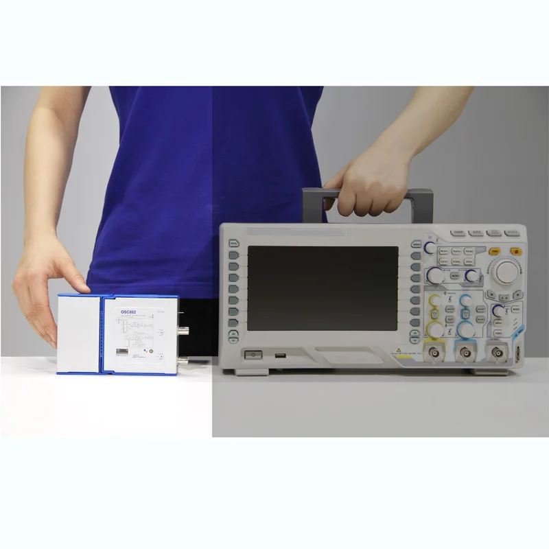 Двухканальный Виртуальный осциллограф USB для ПК осциллятор 80M проба 25M полоса