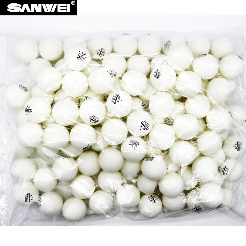 

50 balls/100 balls SANWEI table tennis balls 1 star seamed plastic 40+ ABS new material poly ping pong ball tenis de mesa