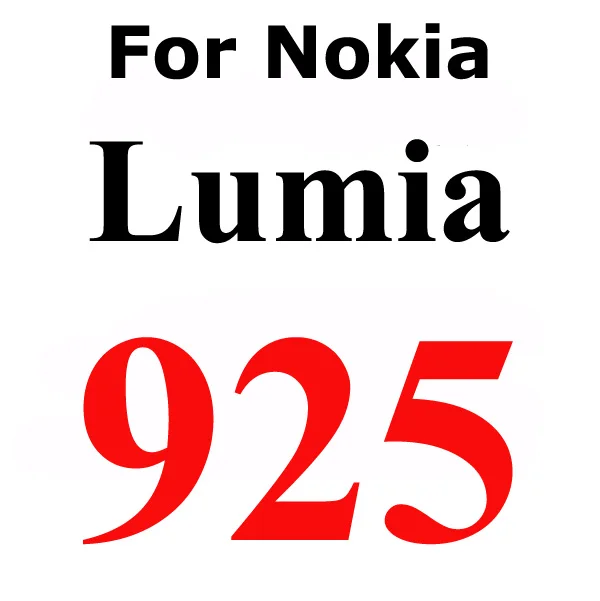 For Lumia 925 GerTong закаленное Стекло чехол с подставкой и отделениями для карт для Nokia Lumia 530 532 535 540 550 630 640 XL 650 730 820 830 920 950 1020 1320 1520 крышка защитная пленка - Цвет: For Lumia 925