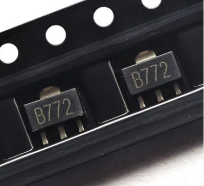 

20 шт./лот 2SB772 B772 SMD PNP транзистор средней мощности SOT-89 Новый