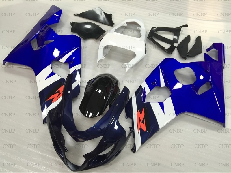 GSXR 750 2004 2005 K4 комплекты корпусов GSXR600 обтекатели 600 05 синие Черные