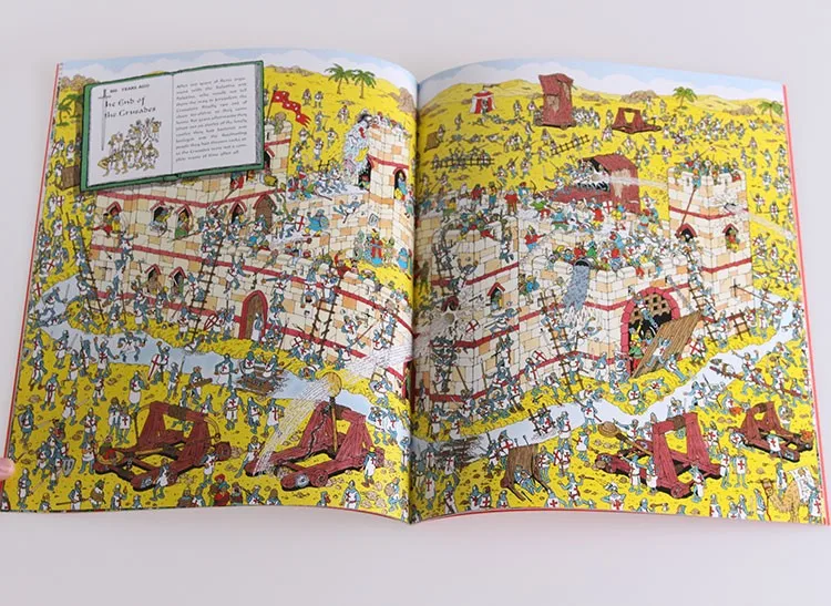 6 шт Большой размер А4 английские книги где Где Where's Wally: дети наблюдения видения будут найти головоломки подарок для детей детство