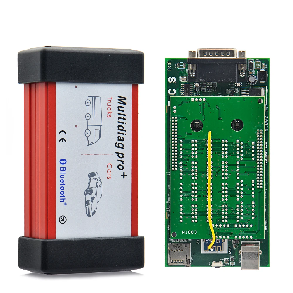 2019 Multidiag Pro + Bluetooth диагностический инструмент pro plus OBDII OBD2 сканер 2015.R3/2016.R1 версия