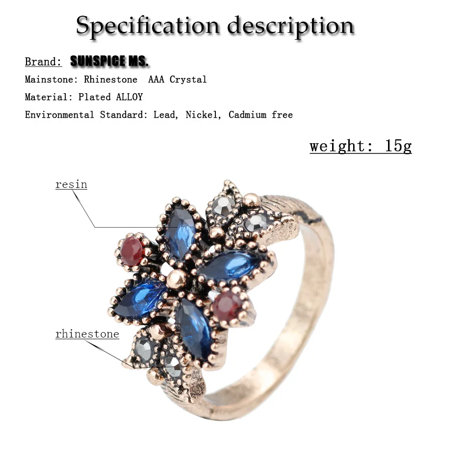 Женские серьги пусеты SUNSPICE MS Серьги в стиле ретро ретро|Ювелирные наборы| |