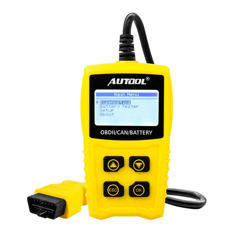 OBD2 12 V код читателя Батарея тестер сканирования для OBDII EOBD может сканер автомобиля