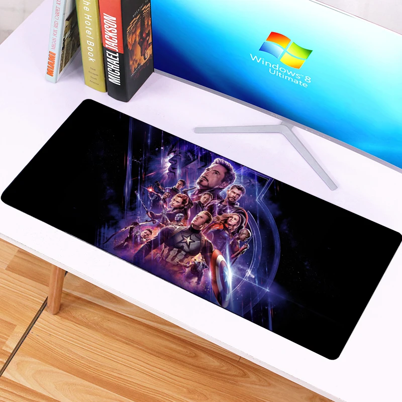 Коврик для мыши Avengers Endgame большой игровой коврик 70x30 см нескользящий ноутбука |