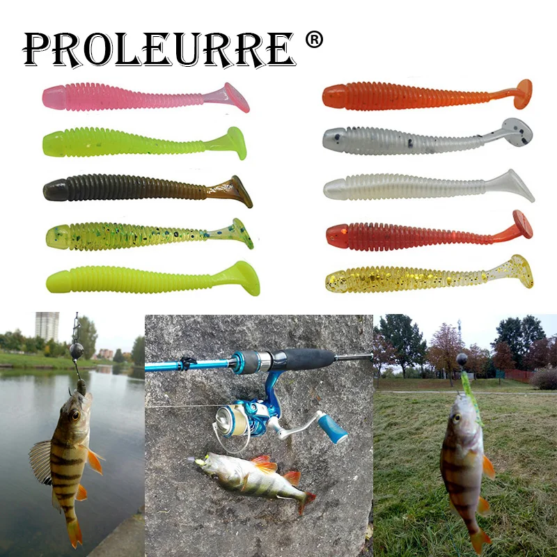 10 шт./Лот 50 мм 0 7 г|soft worm|fly fishing baitsoft lure |