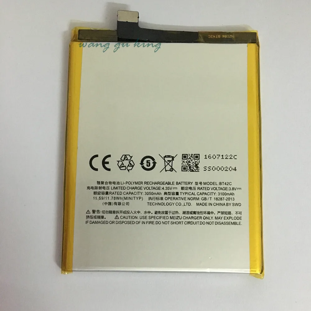 

100% Original Backup new BT42C Battery 3100mAh for MEIZU M2 Note Battery In stock With Tracking number