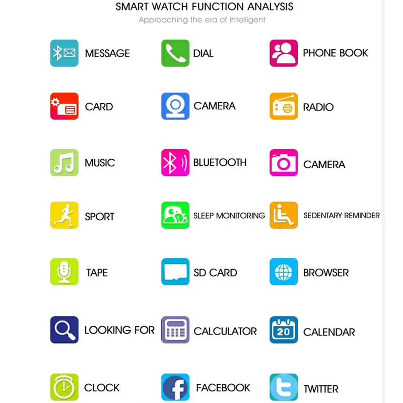 Bluetooth Смарт-часы для мужчин Q18 с сенсорным экраном большая батарея поддержка TF